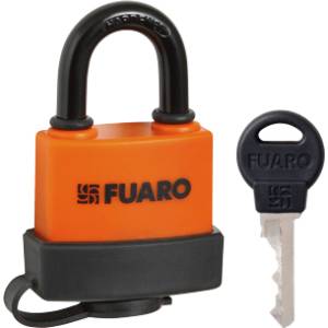 Замок Fuaro (Фуаро) навесной PL-WEATHER-3640 3key (PL-3640) англ. /блистер