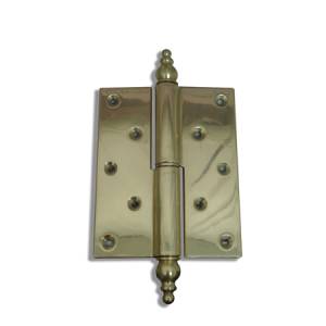 Петля дверная П-180 правая сталь/латунь на парадную дверь ЛАТУНИНА Петля дверная П-180 правая сталь/латунь на парадную дверь ЛАТУНИНА