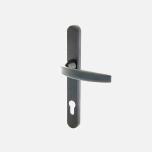 Ручки дверные BREMEN 30/85 мм серые GREY RAL 9006 для пластиковых (ПВХ) дверей Dormakaba Ручки дверные BREMEN 30/85 мм серые GREY RAL 9006 для пластиковых (ПВХ) дверей Dormakaba