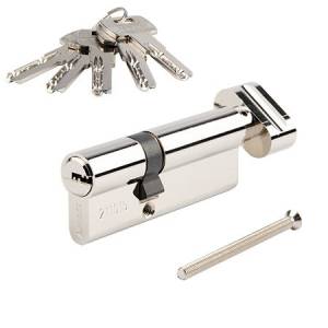 Механизм цилиндровый SM-80(30/50C)-C-Ni перфо ключ-вертушка Апекс