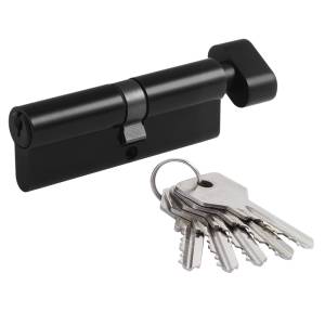 Механизм цилиндровый ЕСО Z ЛВ-90 (45-45в) черный Нора-М