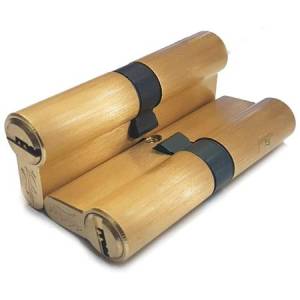 Цилиндровый механизм P80 (30x50) SB 5ключей (мат.золото) Vantage