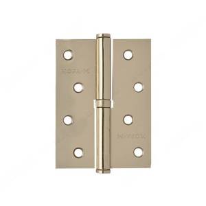 Петля съемная ПН 750-4 без колпачка 100х75х2,5 хром левая Нора-М (2/20/100)