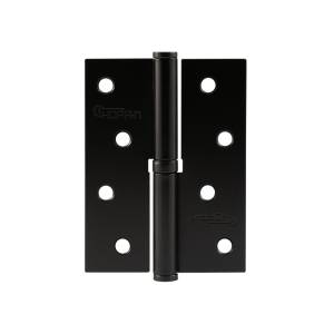 Петля съемная ПН 750-4 без колпачка 100х75х2,5 черная левая Нора-М (2/20/100)