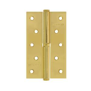 Петля съемная ПН 750-5 без колпачка 125х75х2,5 золото правая Нора-М (2/20/100)