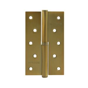 Петля съемная ПН 750-5 без колпачка 125х75х2,5 мат.кофе правая Нора-М (2/20/100)