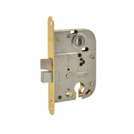 Корпус замка 118 для финских дверей под МЦ (латунь полир.) Нора-М