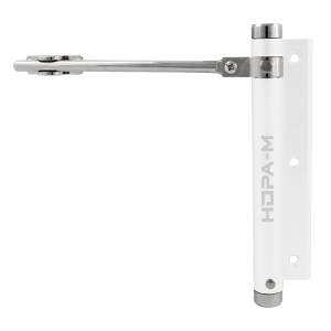 Доводчик дверной пружинный НОРА-М 101 до 20 кг белый