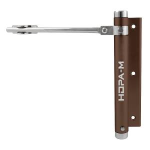 Доводчик дверной пружинный НОРА-М 101 до 20 кг коричневый