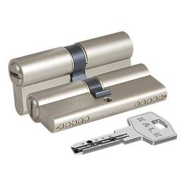 Цилиндровый механизм 164DBNE-90 (35х55) перфо ключ-ключ никель 5 кл. KALE KILIT