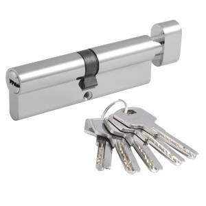 Механизм цилиндровый STD Z ЛПВ-100 (50-50) ключ-вертушка хром Нора-М
