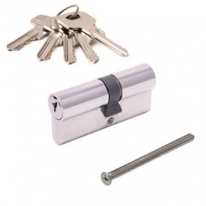 Механизм цилиндровый SC-65(30/35)-NI (SC-65(30/35)-Z-NI) англ.ключ-ключ никель Апекс (6/36)