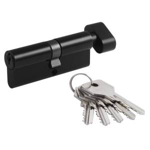 Механизм цилиндровый ЕСО Z ЛВ-80 (40-40в) черный Нора-М