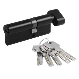 Механизм цилиндровый ЕСО Z ЛПВ-80 (45-35в) черный Нора-М