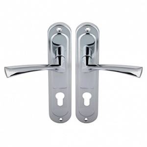 Ручки дверные РК HP-85.1823-CR под МЦ хром (Китай)