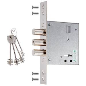 Замок врезной Крит (Crit) ЗВ-А11-4 П (Ассистент) сувальдный 4-Кл.