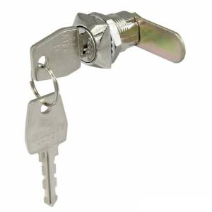 Замок мебельный 0802 20/90&deg; н/в прямой ригель