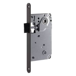 Корпус замка ЗЩ 13-90 мм под фиксатор + ответка графит Нора-М