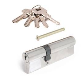 Механизм цилиндровый SC-90(30/60)-NI англ.ключ-ключ никель Апекс