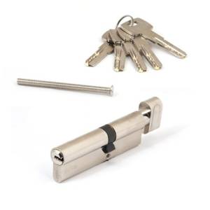 Механизм цилиндровый SM-100(55/45С)-С-Ni перфо ключ-вертушка Апекс