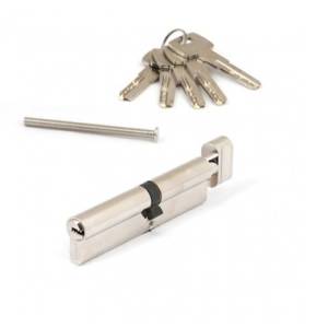 Механизм цилиндровый SM-130(60C/70)-C-NI перфо ключ-вертушка Апекс (6/36)