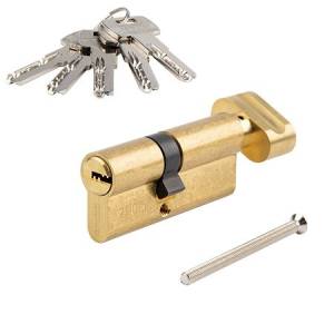 Механизм цилиндровый SM-70(30/40C)-C-G перфо ключ-вертушка Апекс (6/36)