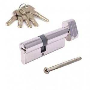 Механизм цилиндровый SM-80(35/45C)-C-Ni перфо ключ-вертушка Апекс