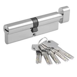 Механизм цилиндровый STD Z ЛПВ-110 (55-55) ключ-вертушка хром Нора-М