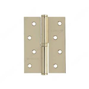 Петля съемная ПН 750-4 без колпачка 100х75х2,5 золото правая Нора-М (2/20/100)