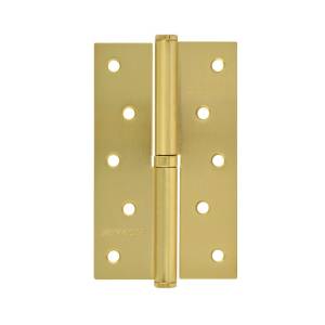 Петля съемная ПН 750-5 без колпачка 125х75х2,5 мат.золото правая Нора-М (2/20/100)