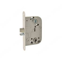 Корпус замка 114 для финских дверей фиксатор (хром) Нора-М