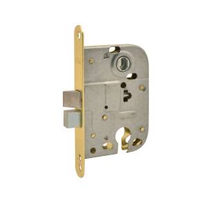 Корпус замка 118 для финских дверей под МЦ (латунь полир.) Нора-М