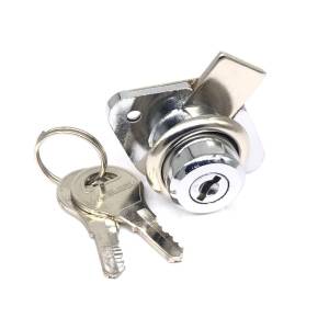 Мебельный замок 968 мк хром