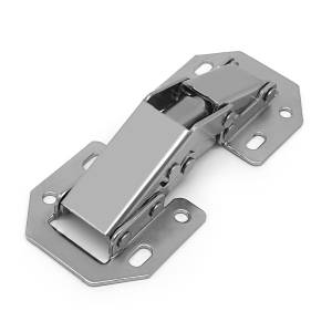 Петля мебельнаStahlBuro 78*33 (малая) А-8 (8-шарнирная)., хром. без врезки (250)