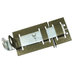 Задвижка дверная ЗД-04 пол. бронза Металлист (10)