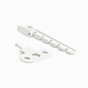 Ограничитель оконный (металл) 5-ти позиционный белый