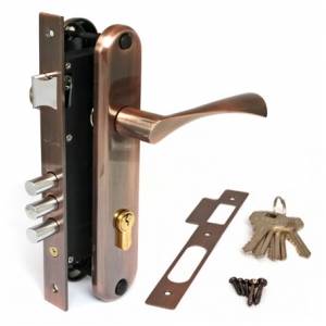 Замок врезной ЗВ 2223/60-AC (медь) 45/85 Апекс (10)