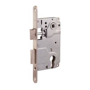 Корпус замка ЗЩ 25-85 мм под МЦ + ответка матовый никель Нора-М