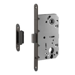 Корпус замка М 25М-85 магнитный под МЦ графит с отв.планкой Нора-М