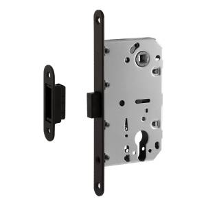 Корпус замка М 25М-85 магнитный под МЦ черный с отв.планкой Нора-М