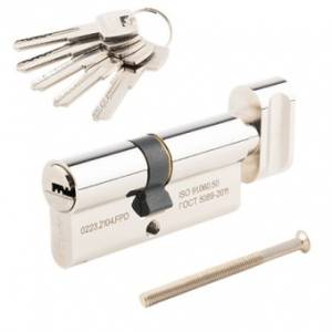 Механизм цилиндровый SM-68(31/37C)-C-NI перфо ключ-вертушка Апекс