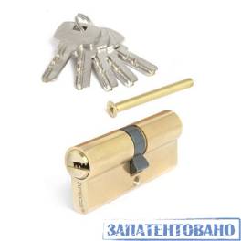 Механизм цилиндровый SM-60-G перфо ключ-ключ золото Апекс (6/36)