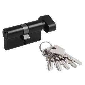 Механизм цилиндровый ЕСО Z ЛВ-60 (30-30в) черный Нора-М