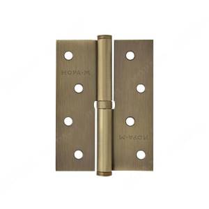 Петля съемная ПН 750-4 без колпачка 100х75х2,5 бронза правая Нора-М (2/20/100)