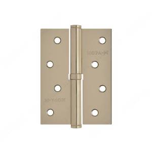 Петля съемная ПН 750-4 без колпачка 100х75х2,5 мат.хром левая Нора-М (2/20/100)