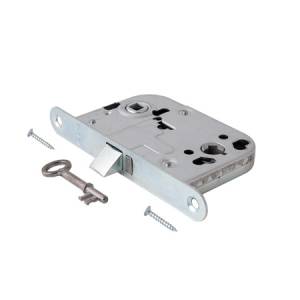 Замок межкомнатный 6100-WC/S-ZN (B2B) врезной фикс. (цинк) Avers