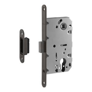 Корпус замка М 25М-85 магнитный под МЦ графит с отв.планкой Нора-М