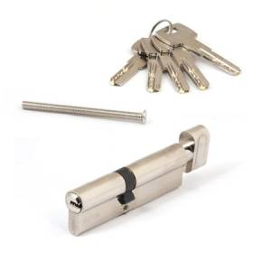 Механизм цилиндровый SM-100(45/55С)-С-Ni перфо ключ-вертушка Апекс