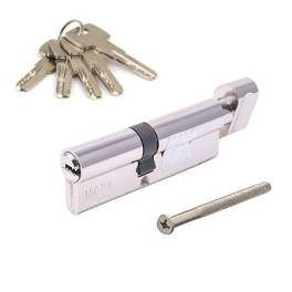 Механизм цилиндровый SM-90(40/50C)-C-NI перфо ключ-ключ (никель) Апекс