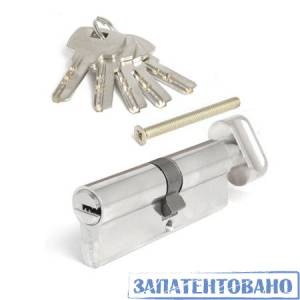 Механизм цилиндровый SM-80(35C/45)-C-Ni перфо ключ-вертушка Апекс